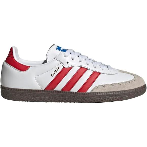 NWT adidas Men's Samba OG FTWR whiteBetter,White/Better Scarlet/Supplier-12 - Picture 2 of 6